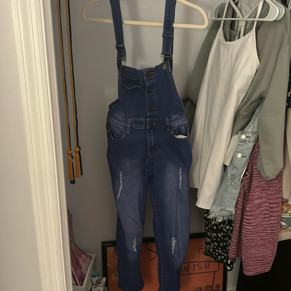Blue Denim Overalls